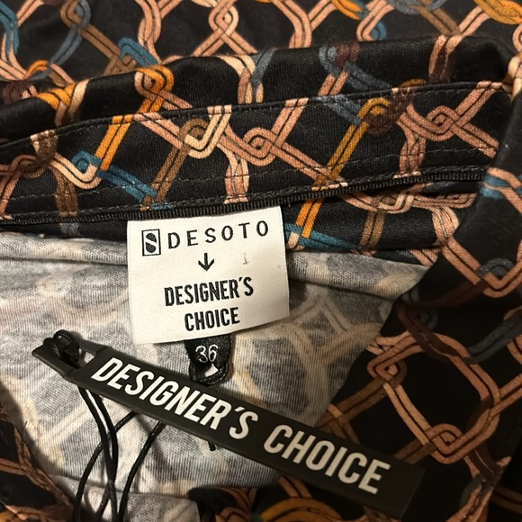 Desoto Geometric Patterned Button-Up Shirt - Picture 8 of 8